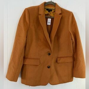 NEW Ann Taylor The Greenwich Blazer in Brushed Wool Blend Size 12